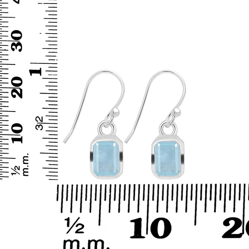 Aquamarine Earring AQM-RDE-550.