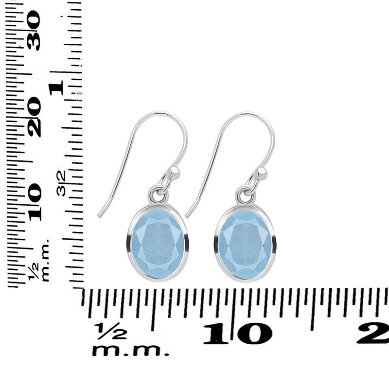 Aquamarine Earring AQM-RDE-561.