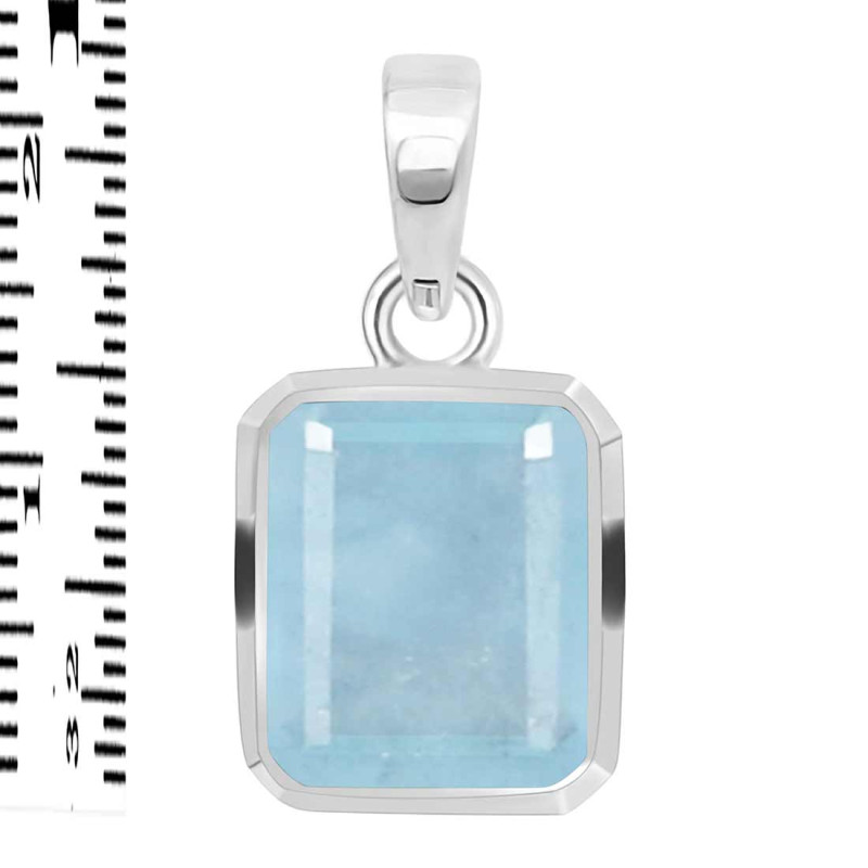 Aquamarine Pendant AQM-RDP-462.