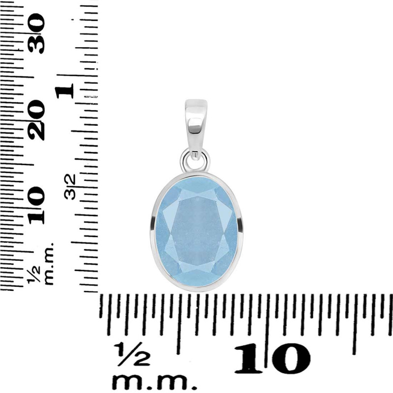 Aquamarine Pendant AQM-RDP-471.