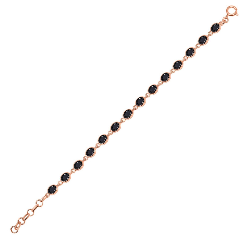 Black Tourmaline Bracelet BLS-RDB-113-CUT.