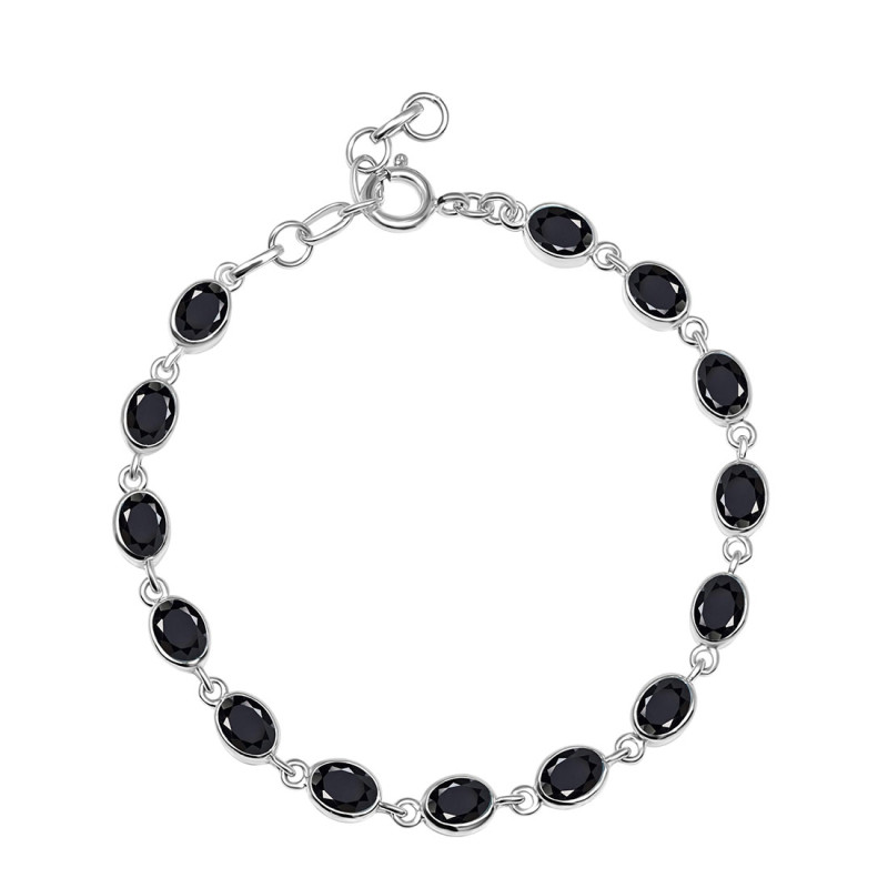 Black Tourmaline Bracelet BLS-RDB-113-CUT.