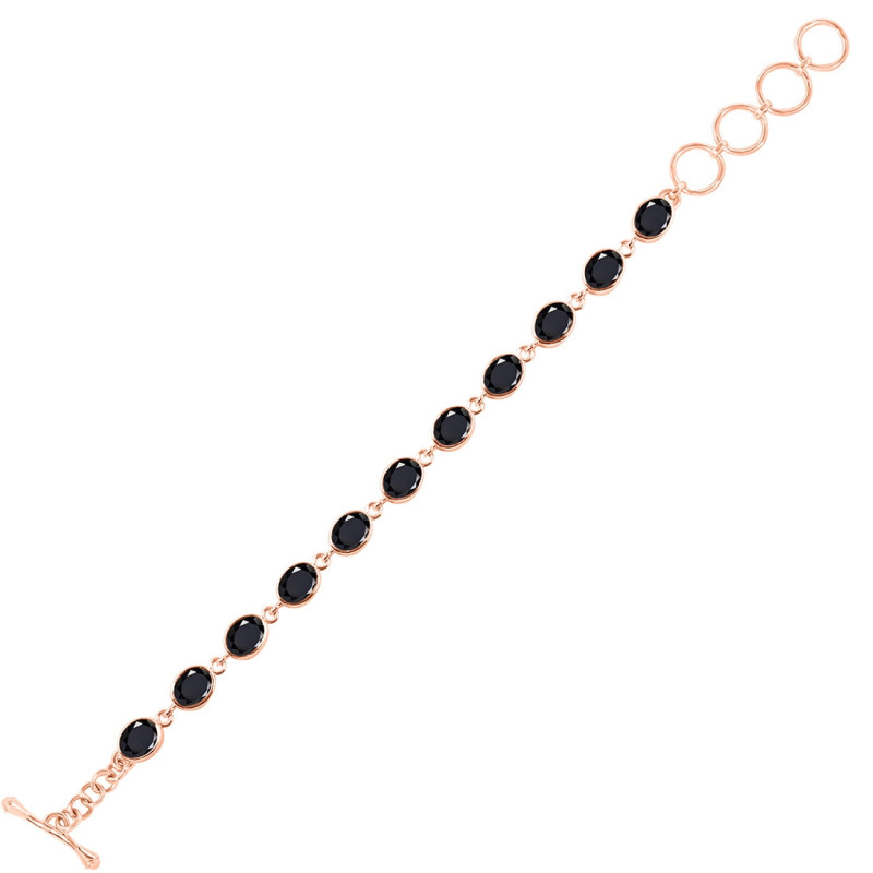 Black Tourmaline Bracelet BLS-RDB-114-CUT.