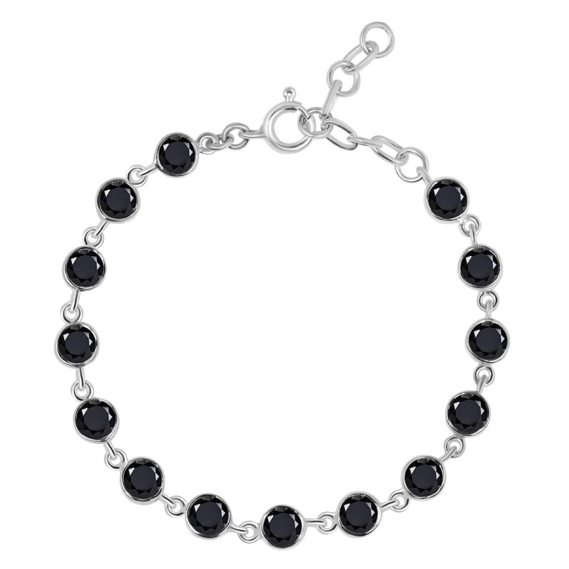 Black Tourmaline Bracelet BLS-RDB-115-CUT.