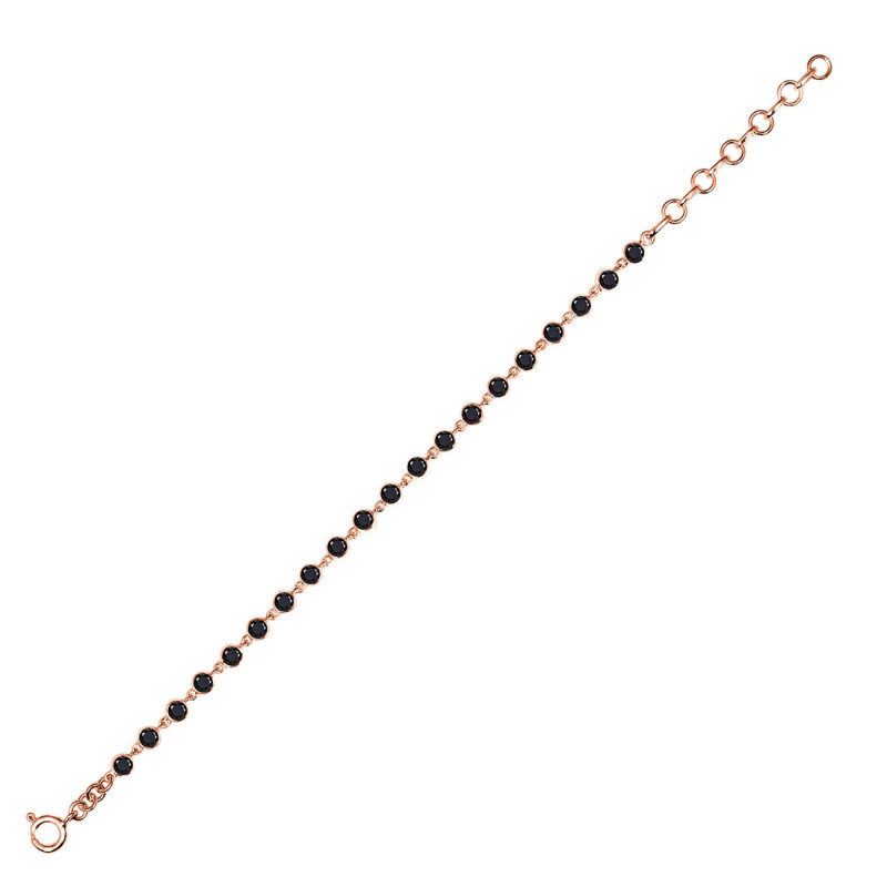 Black Tourmaline Bracelet BLS-RDB-116-CUT.