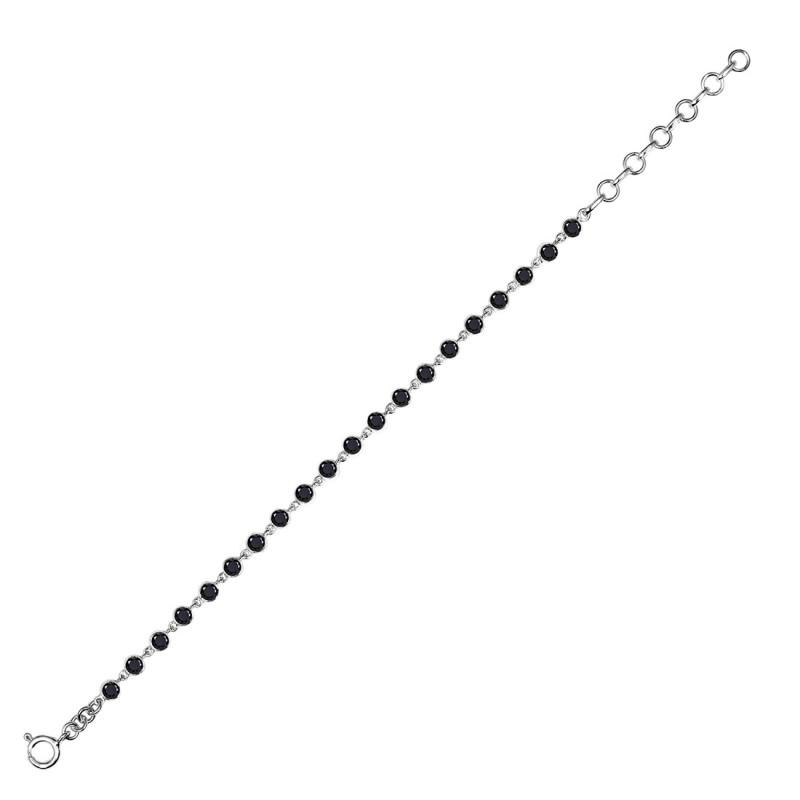 Black Tourmaline Bracelet BLS-RDB-116-CUT.