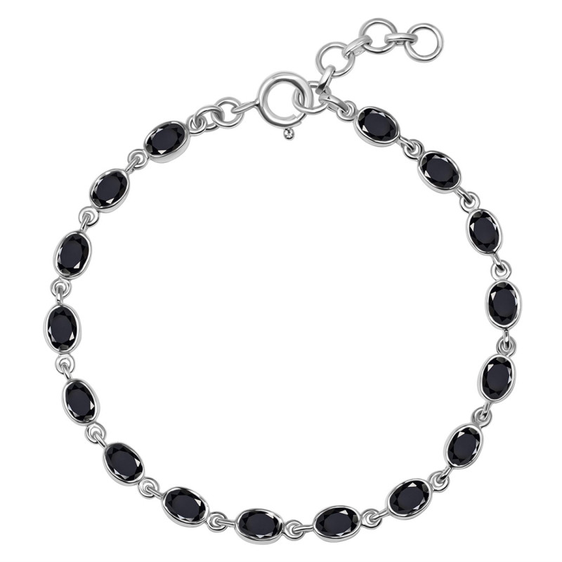 Black Tourmaline Bracelet BLS-RDB-117-CUT.