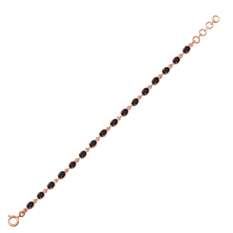 Black Tourmaline Bracelet BLS-RDB-117-CUT.