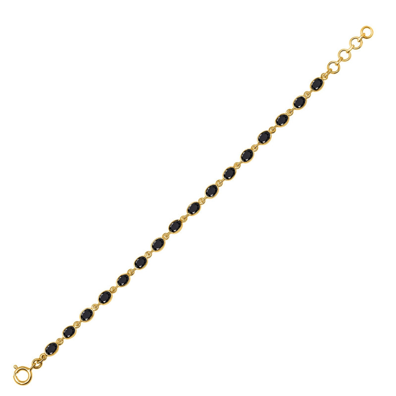 Black Tourmaline Bracelet BLS-RDB-117-CUT.