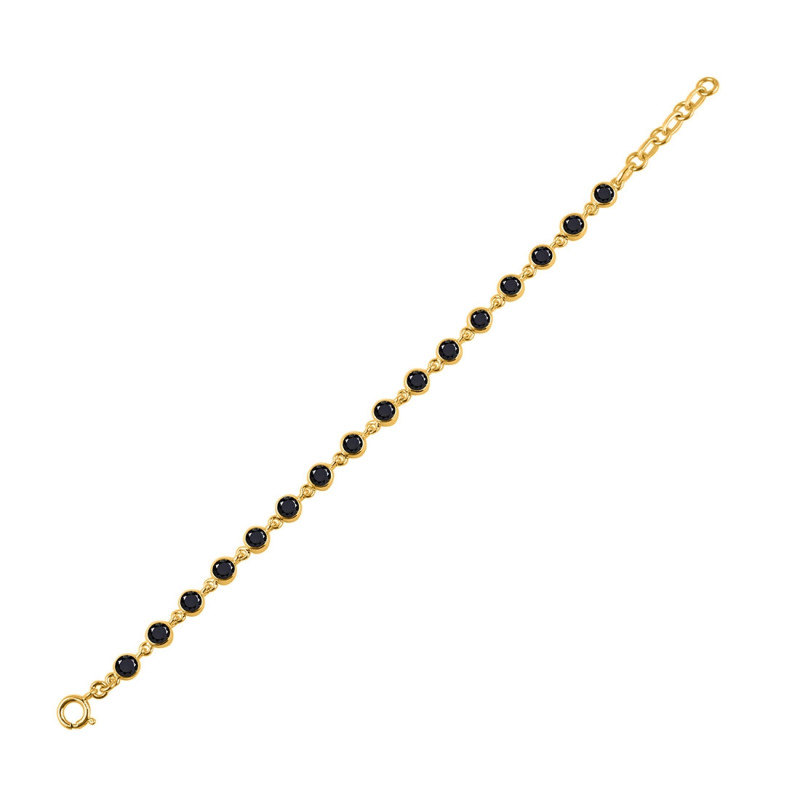 Black Tourmaline Bracelet BLS-RDB-118-CUT.