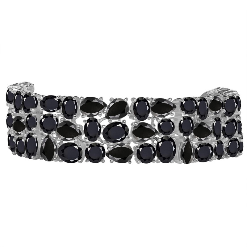 Black Tourmaline Bracelet BLS-RDB-92-CUT.