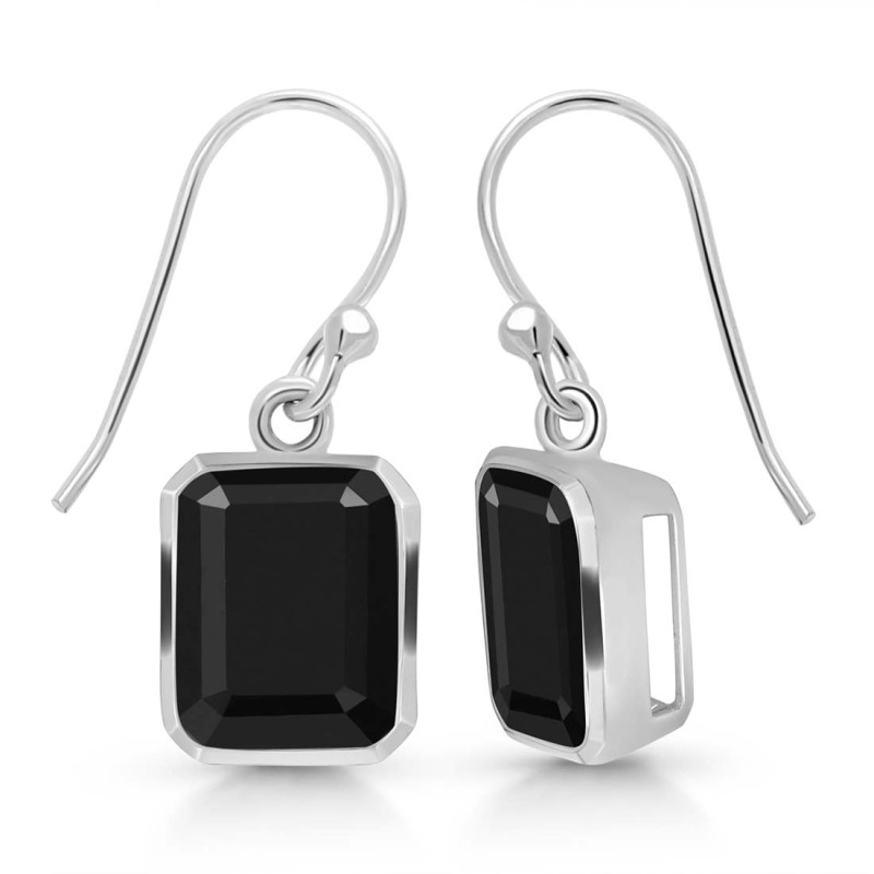 Black Tourmaline Earring