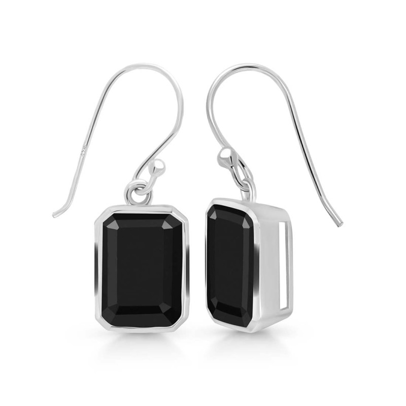 Black Tourmaline Earring