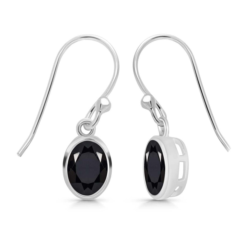 Black Tourmaline Earring