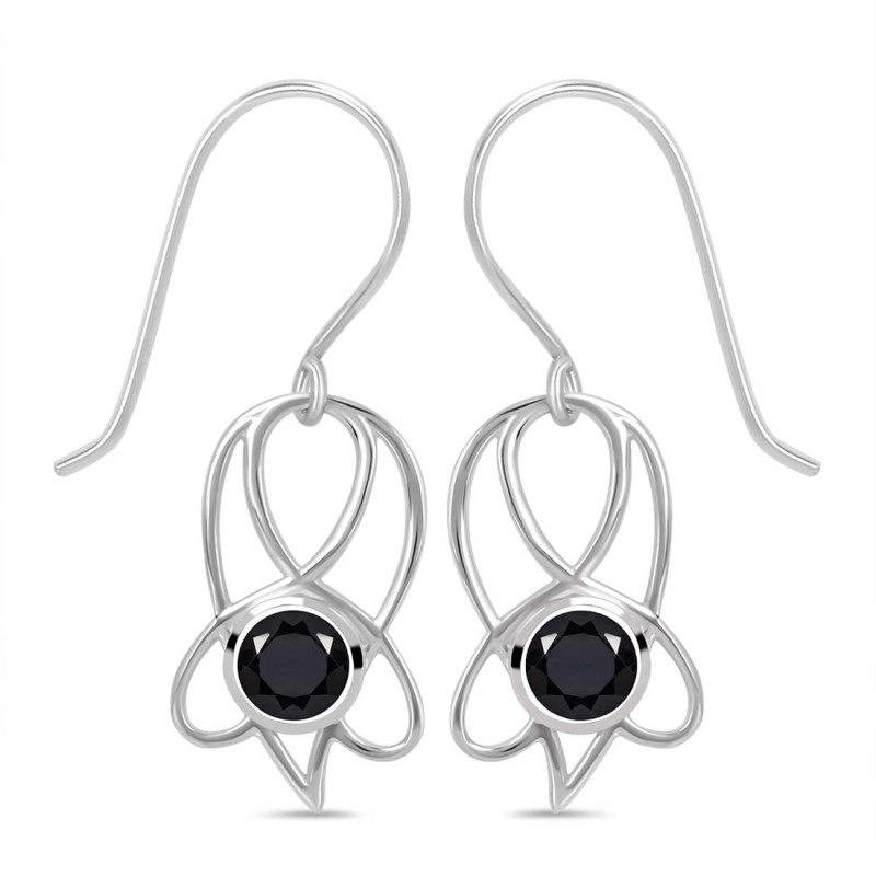 Black Tourmaline Earring