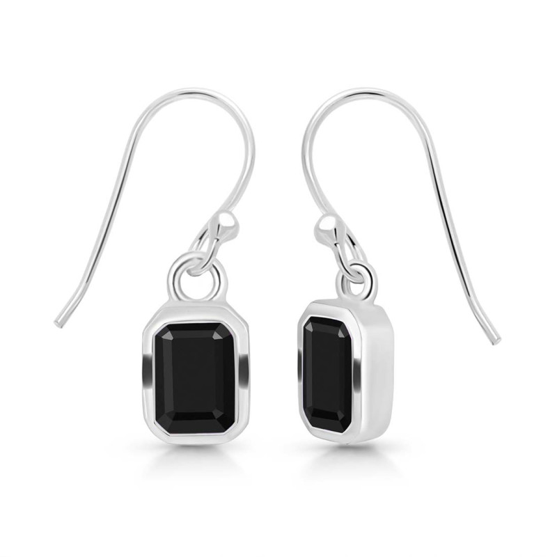 Black Tourmaline Earring