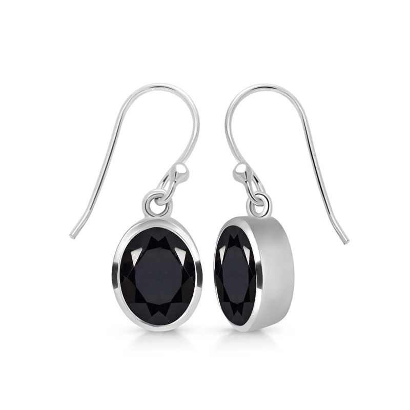 Black Tourmaline Earring