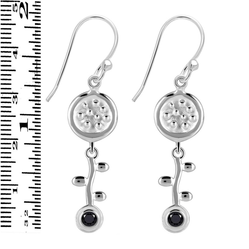 Black Tourmaline Earring BLS-RDE-638.