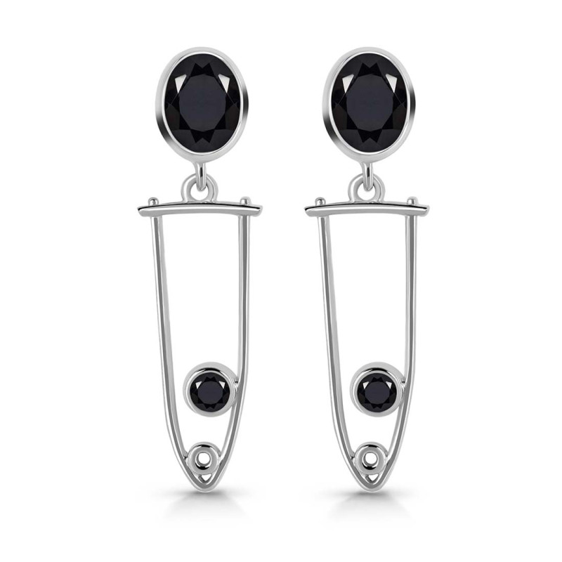 Black Tourmaline Earring BLS-RDE-646.