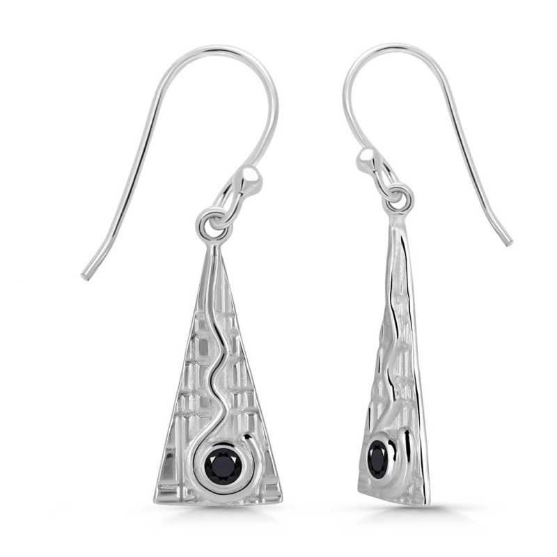 Black Tourmaline Earring