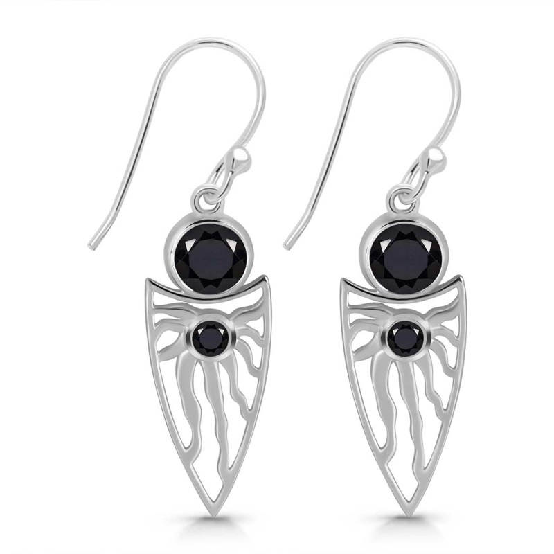 Black Tourmaline Earring BLS-RDE-649.