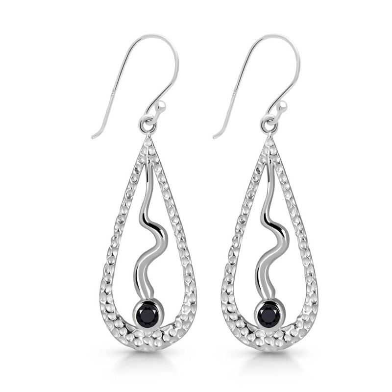 Black Tourmaline Earring BLS-RDE-651.