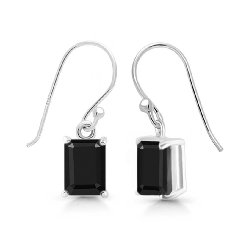 Black Tourmaline Earring