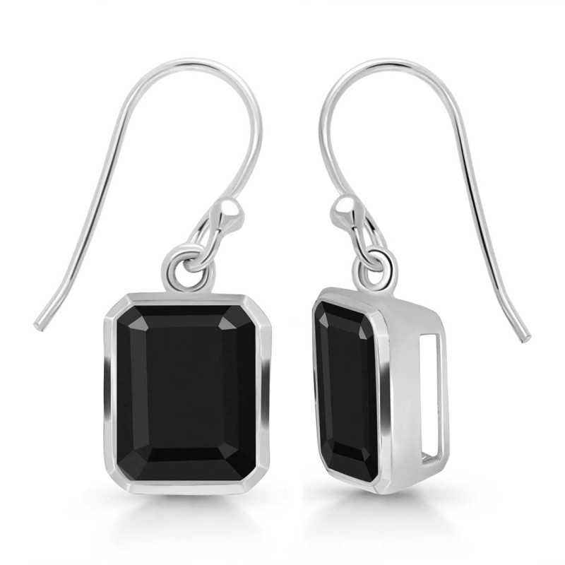 Black Tourmaline Earring