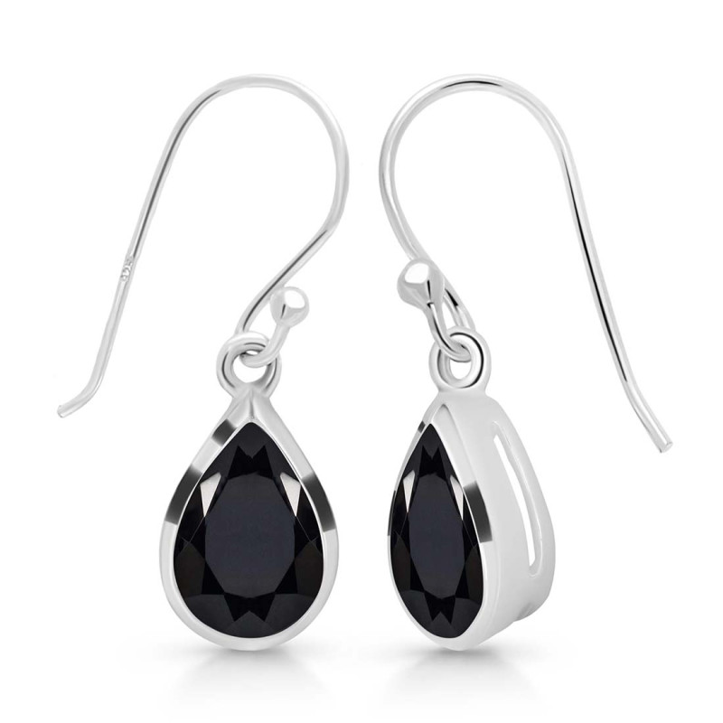 Black Tourmaline Earring