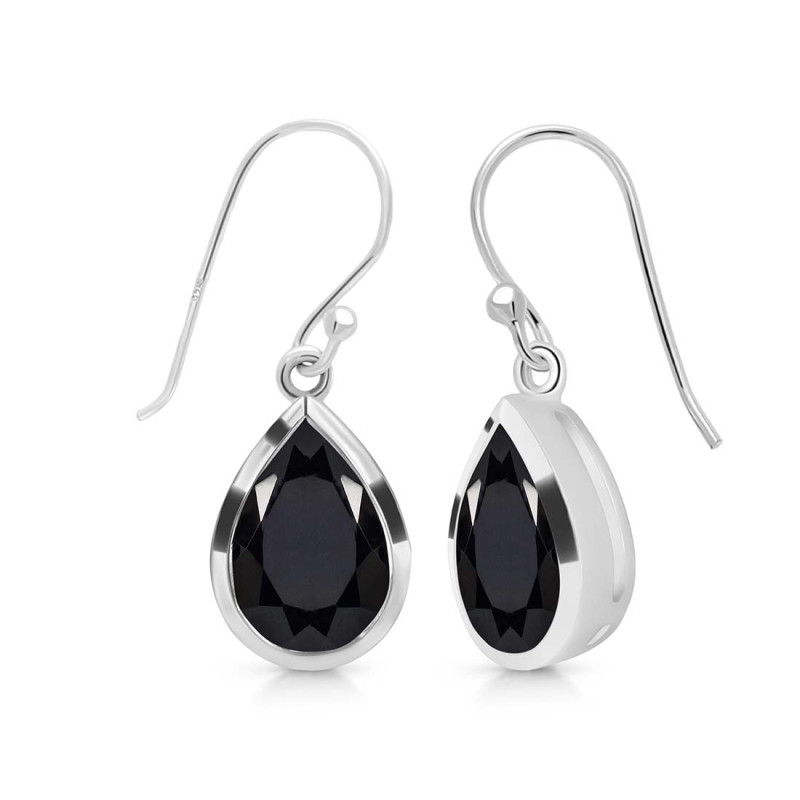 Black Tourmaline Earring