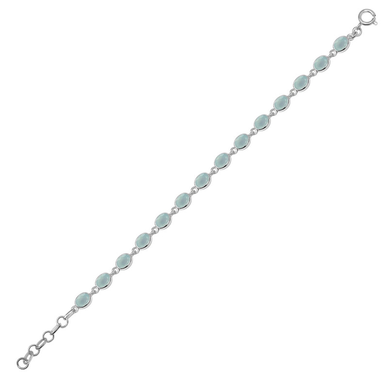 Blue Chalcedony Bracelet