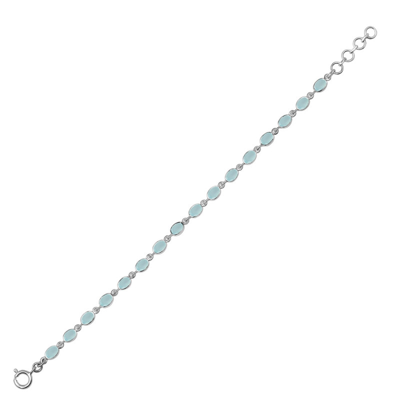 Blue Chalcedony Bracelet