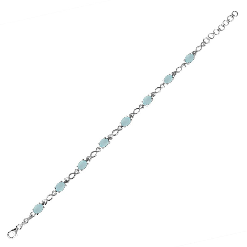 Blue Chalcedony Bracelet