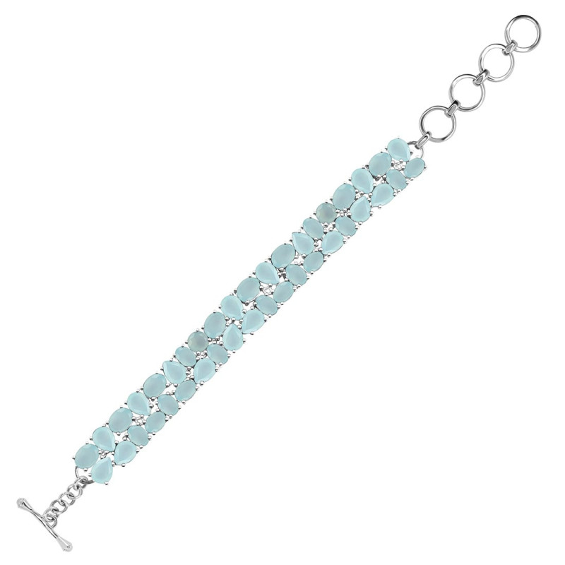Blue Chalcedony Bracelet