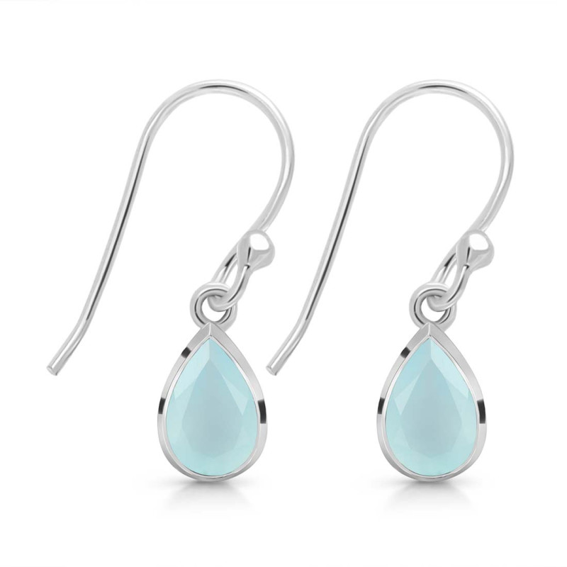 Blue Chalcedony Earring BLX-RDE-679.