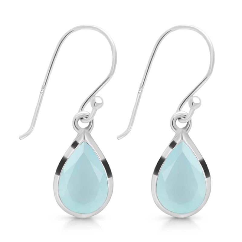 Blue Chalcedony Earring BLX-RDE-707.