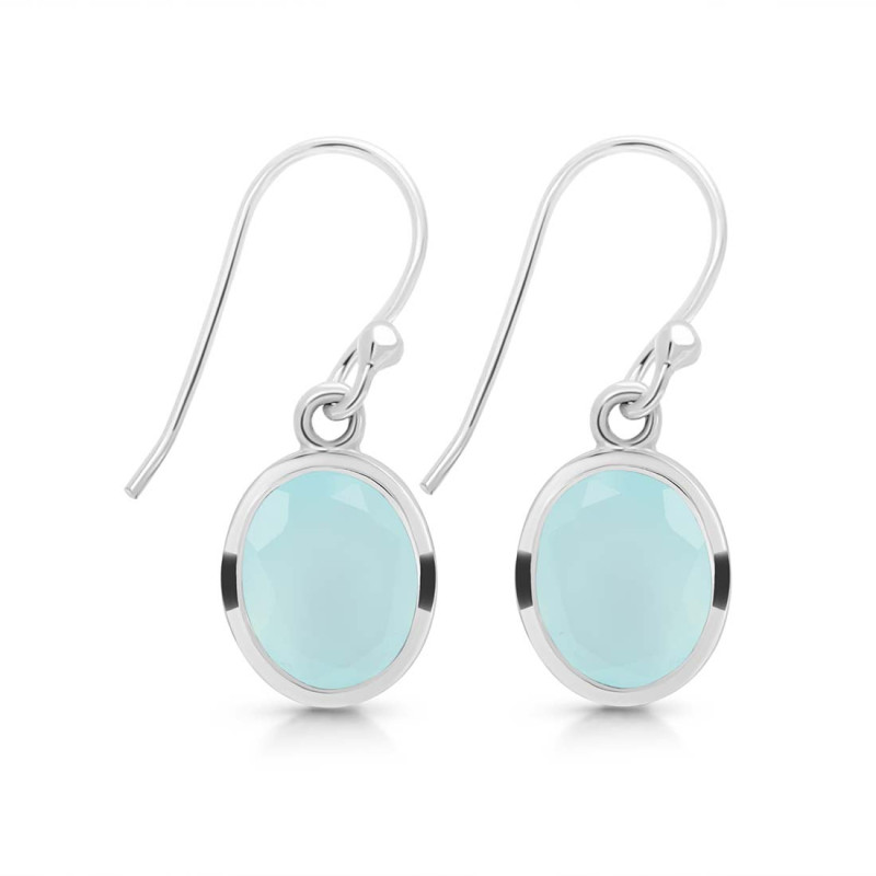 Blue Chalcedony Earring BLX-RDE-708.