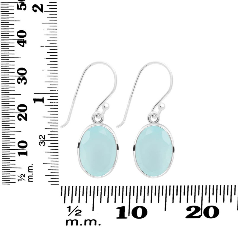 Blue Chalcedony Earring BLX-RDE-709.