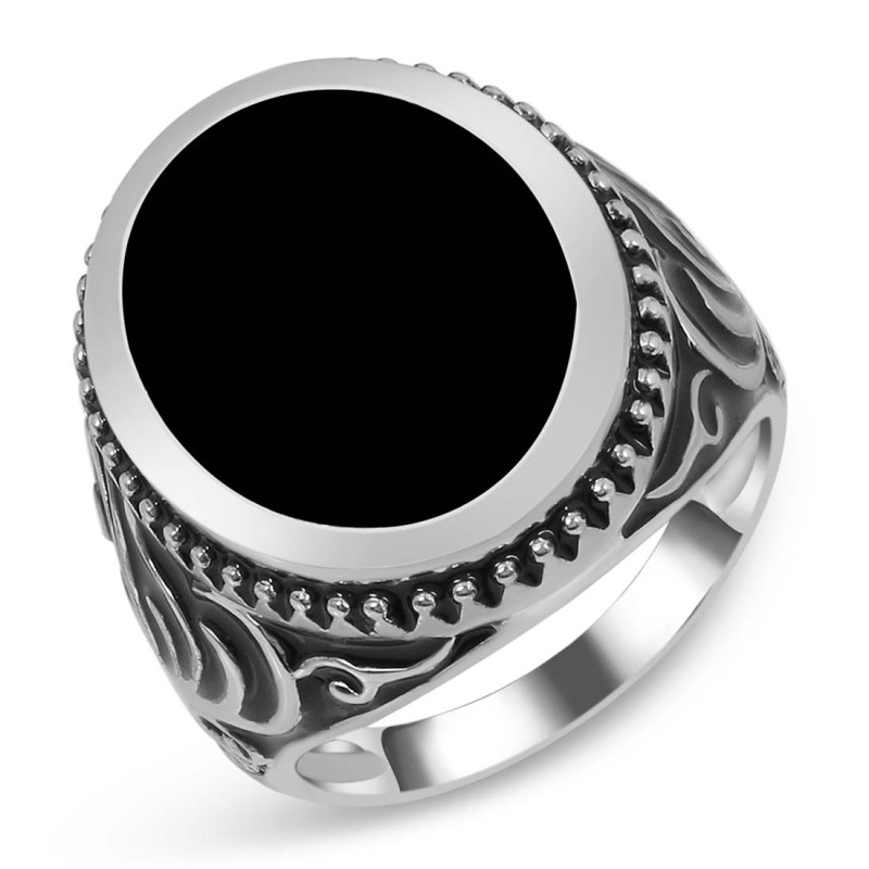 Black Onyx Ring BOX-RDR-3271.