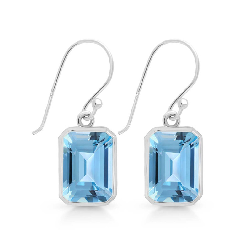 Blue Topaz Earring BTZ-RDE-1251.