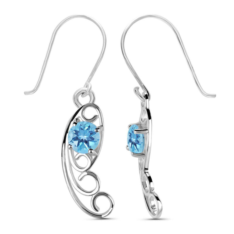 Blue Topaz Earring