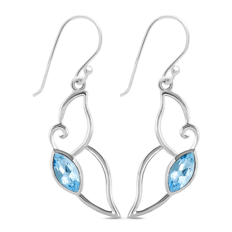 Blue Topaz Earring