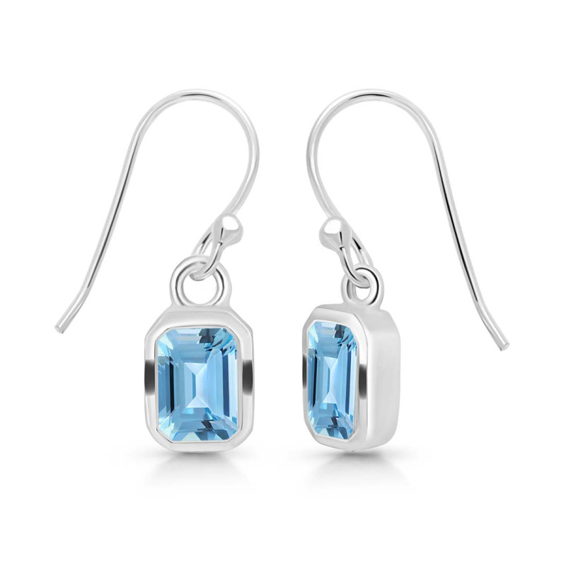 Blue Topaz Earring