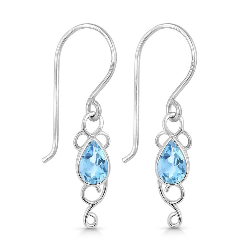 Blue Topaz Earring