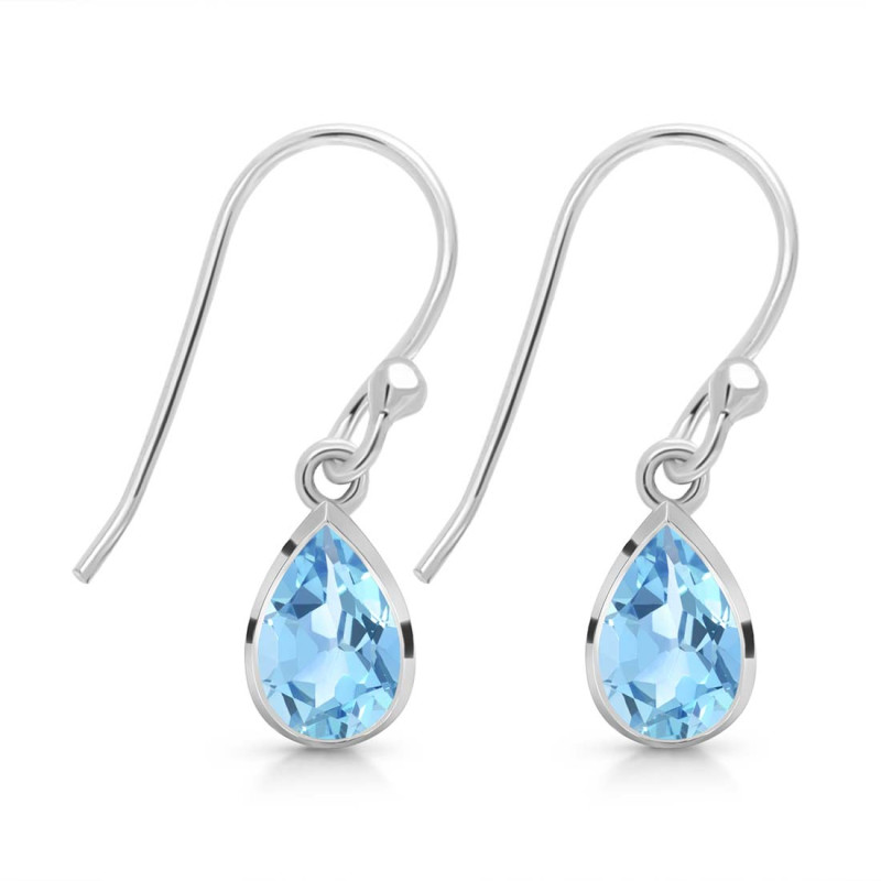 Blue Topaz Earring BTZ-RDE-679.