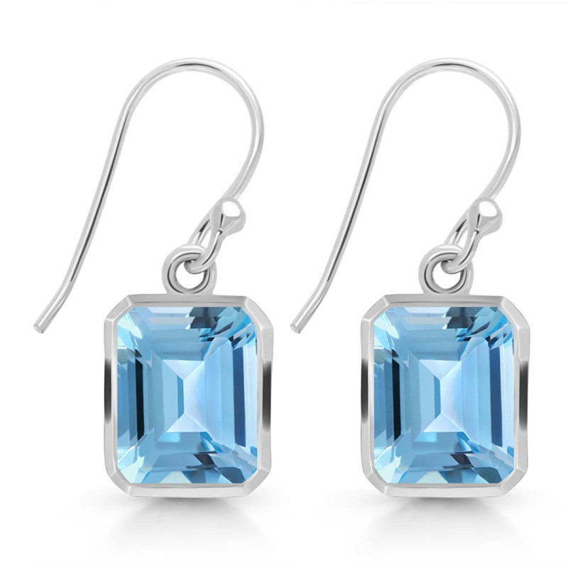 Blue Topaz Earring BTZ-RDE-705.