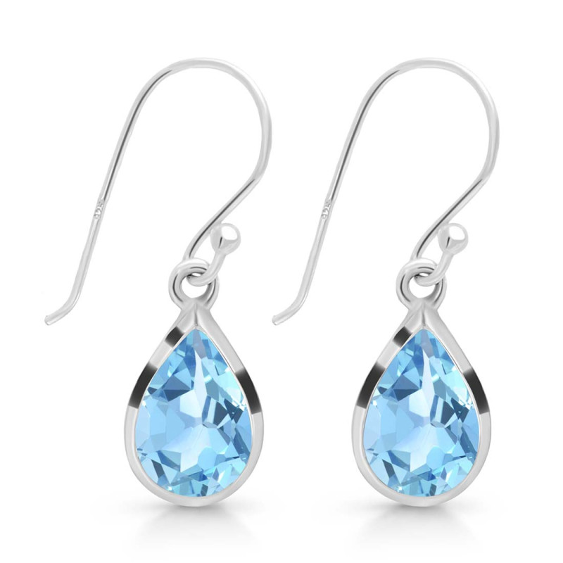 Blue Topaz Earring BTZ-RDE-707.