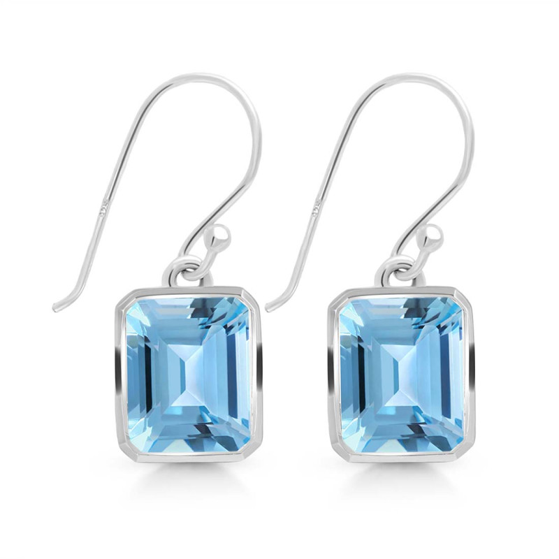 Blue Topaz Earring BTZ-RDE-711.