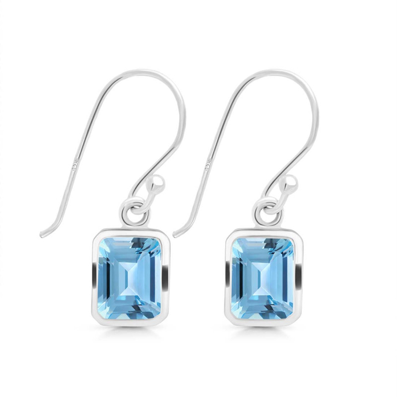 Blue Topaz Earring BTZ-RDE-712.