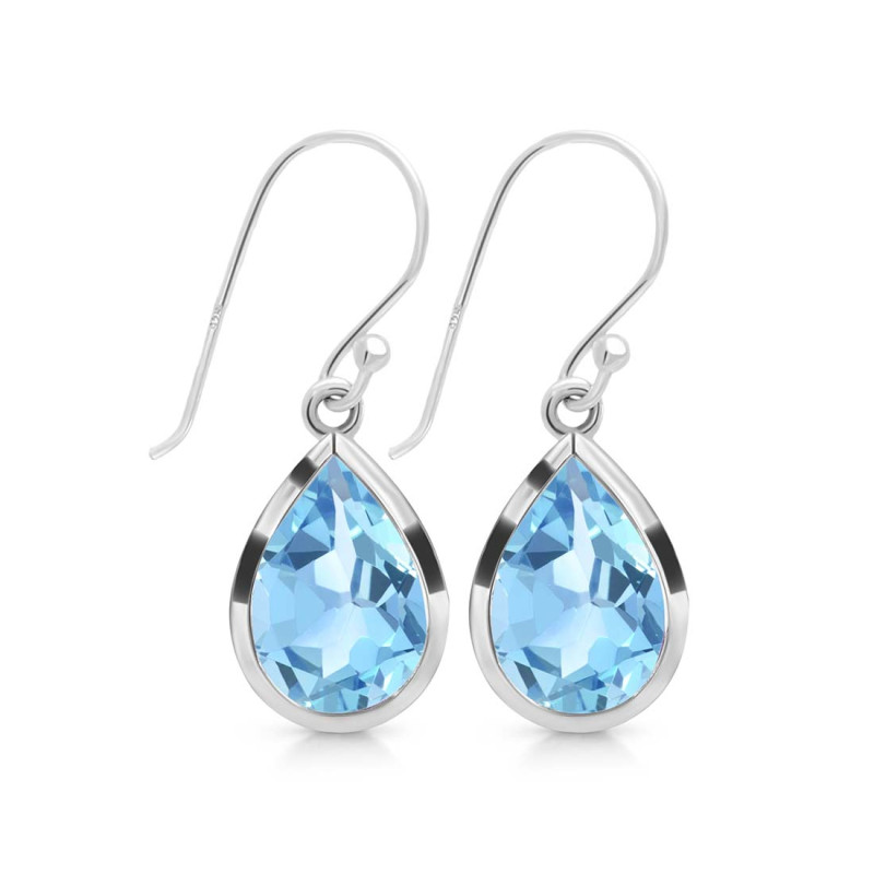 Blue Topaz Earring BTZ-RDE-725.
